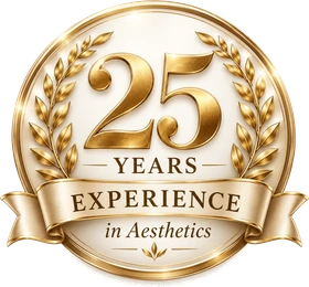 25 years of experience in aesthetics