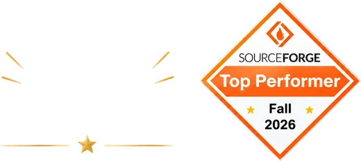 18 awards won, including SourceForge Top Performer, Fall 2026